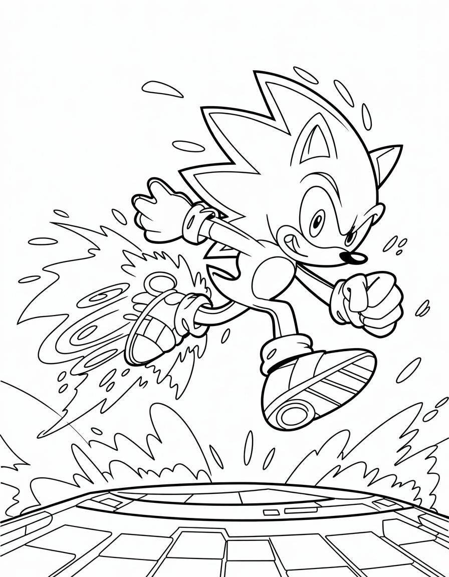 Sonic in Super Smash Bros